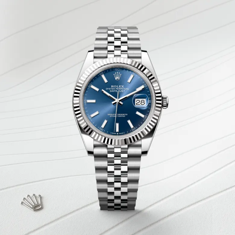 Rolex Datejust in White Rolesor - combination of Oystersteel and white gold, M126334-0002 - Cortina Watch Thailand