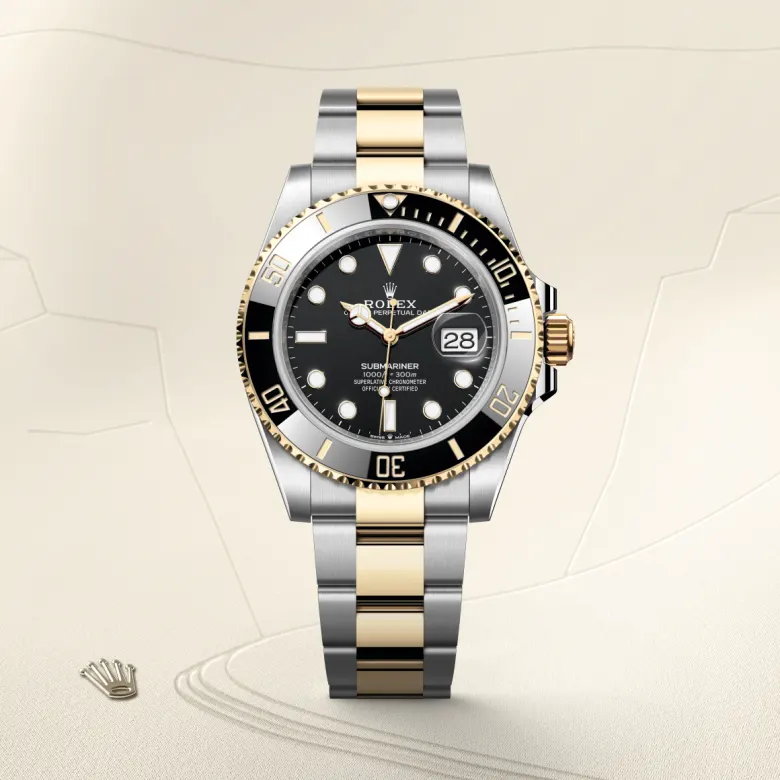 Rolex Submariner in Yellow Rolesor - combination of Oystersteel and yellow gold, M126613LN-0002 - Cortina Watch Thailand