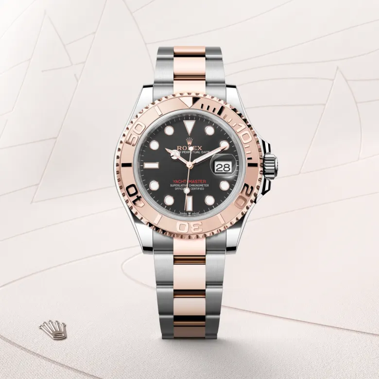 Rolex Yacht-Master in Everose Rolesor - combination of Oystersteel and Everose gold, M126621-0002 - Cortina Watch Thailand