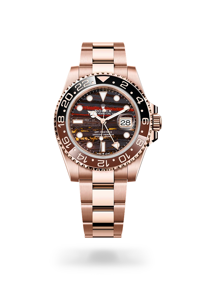 Rolex GMT-Master II in 18 ct Everose gold, M126715CHNR-0002 - Cortina Watch Thailand