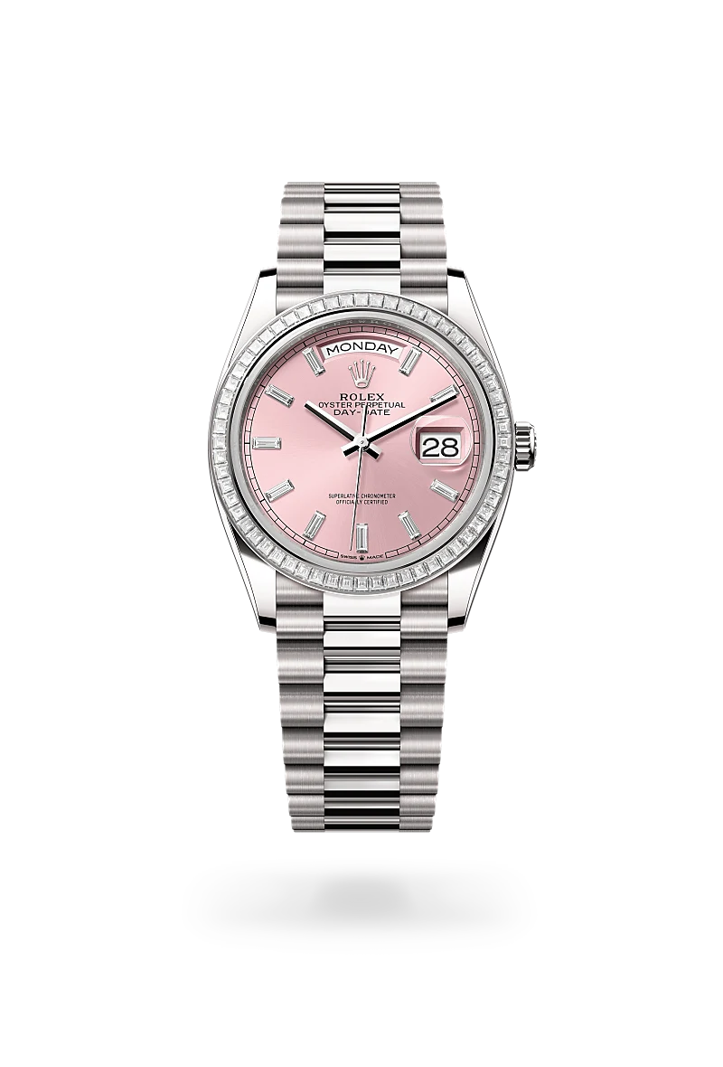 Rolex Day-Date in ทองคำขาว 18 กะรัต, M128399TBR-0029 - Cortina Watch Thailand