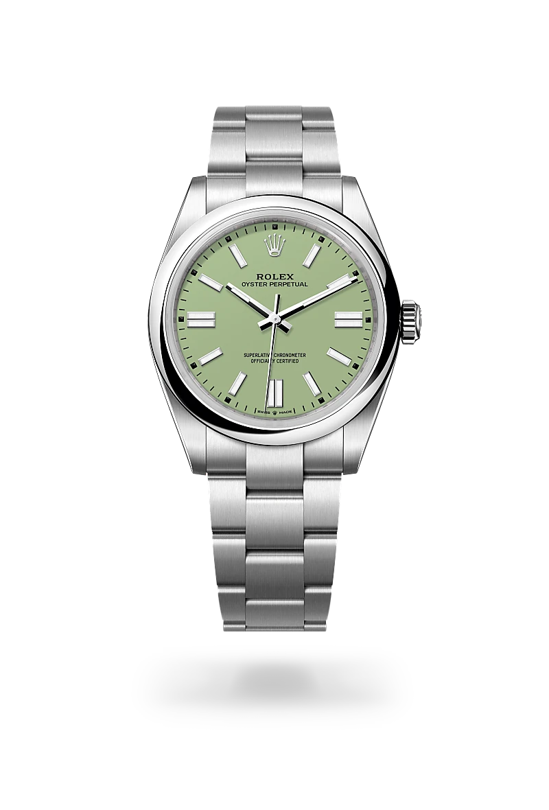 Rolex Oyster Perpetual in Oystersteel, M134300-0006 - Cortina Watch Thailand