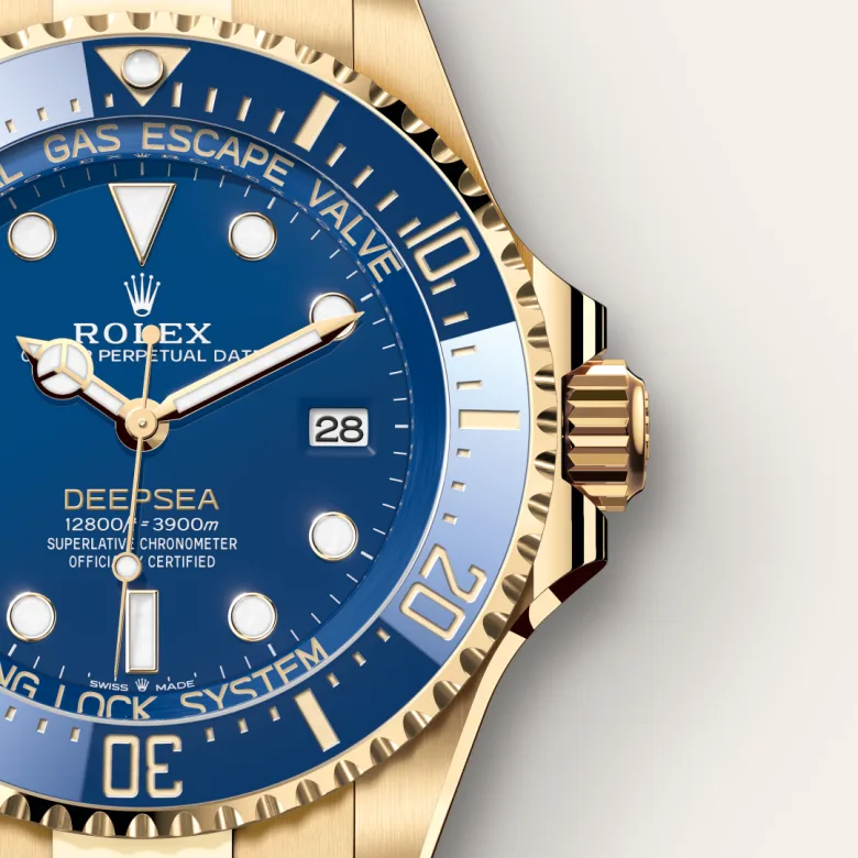 Rolex Deepsea in 18 ct yellow gold, M136668LB-0001 - Cortina Watch Thailand