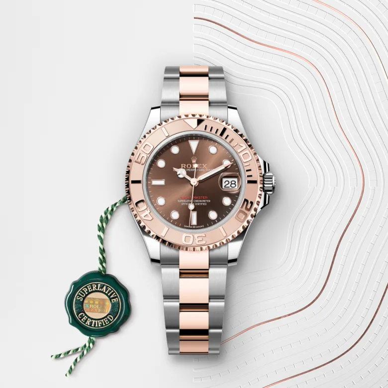 Rolex Yacht-Master in Everose Rolesor - combination of Oystersteel and Everose gold, M268621-0003 - Cortina Watch Thailand