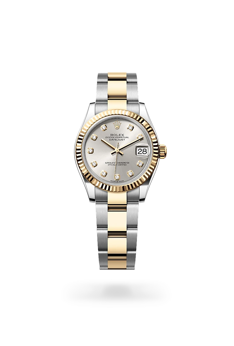 Rolex Datejust in Yellow Rolesor - การผสมผสานระหว่าง Oystersteel และทองคำ, M278273-0019 - Cortina Watch Thailand
