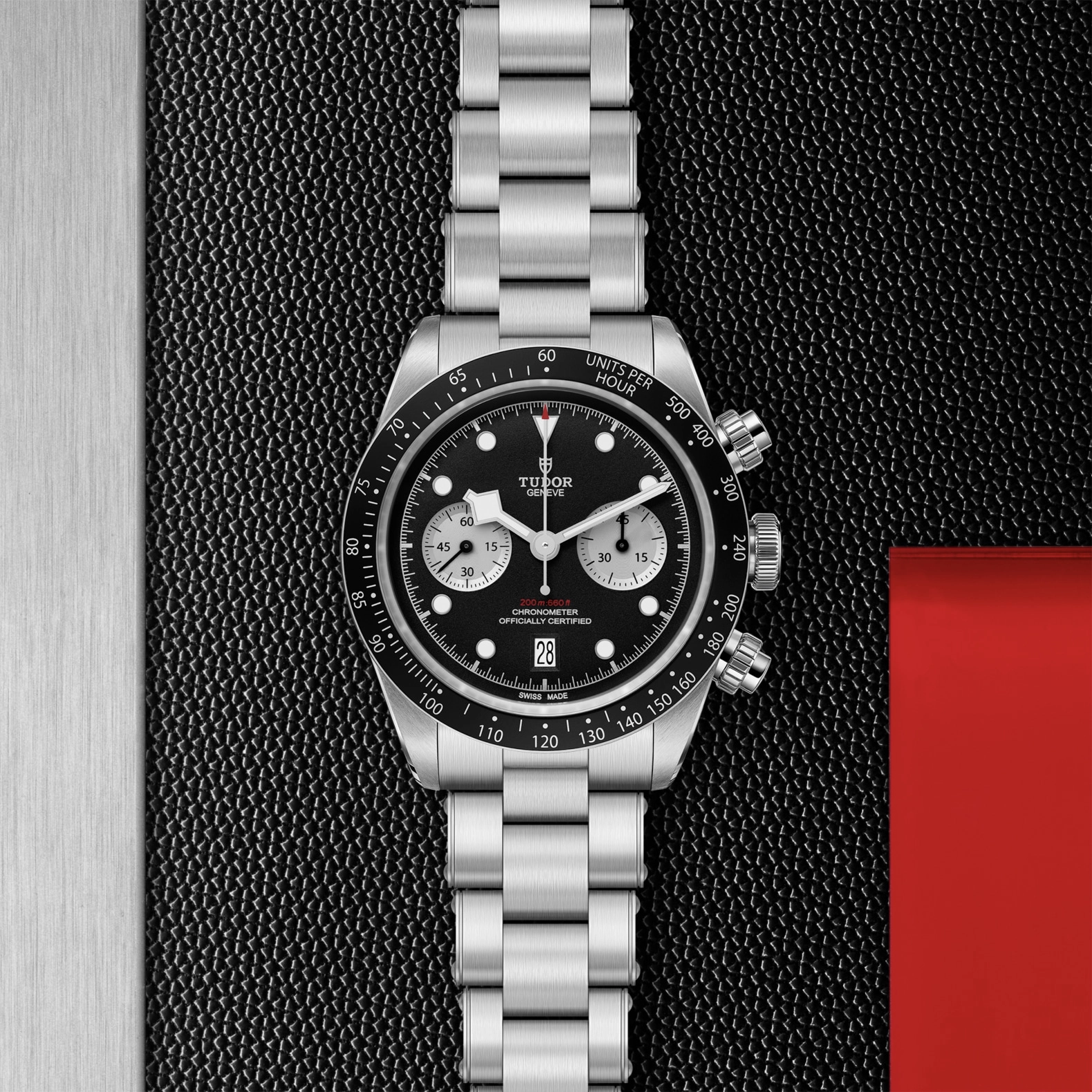 TUDORBlack Bay ChronoBlack Bay Chrono41mm stainless steel case with polished and satin-brushed finishes - M79360N-0011 at Cortina Watch Thailand