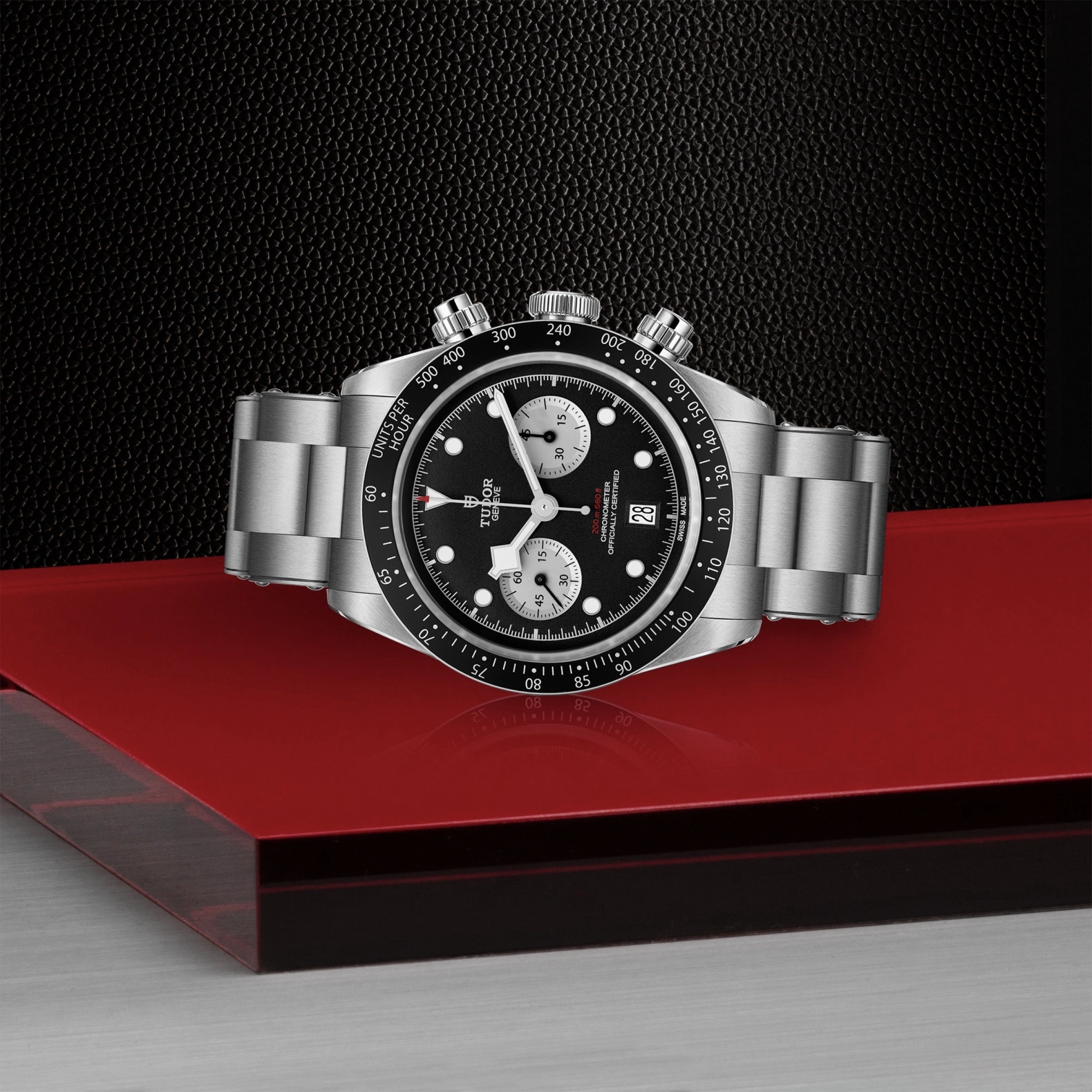 TUDORBlack Bay ChronoBlack Bay Chrono41mm stainless steel case with polished and satin-brushed finishes - M79360N-0011 at Cortina Watch Thailand