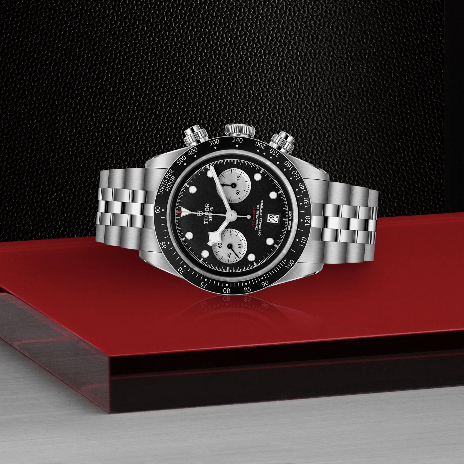 TUDORBlack Bay ChronoBlack Bay Chrono41mm stainless steel case with polished and satin-brushed finishes - M79360N-0013 at Cortina Watch Thailand