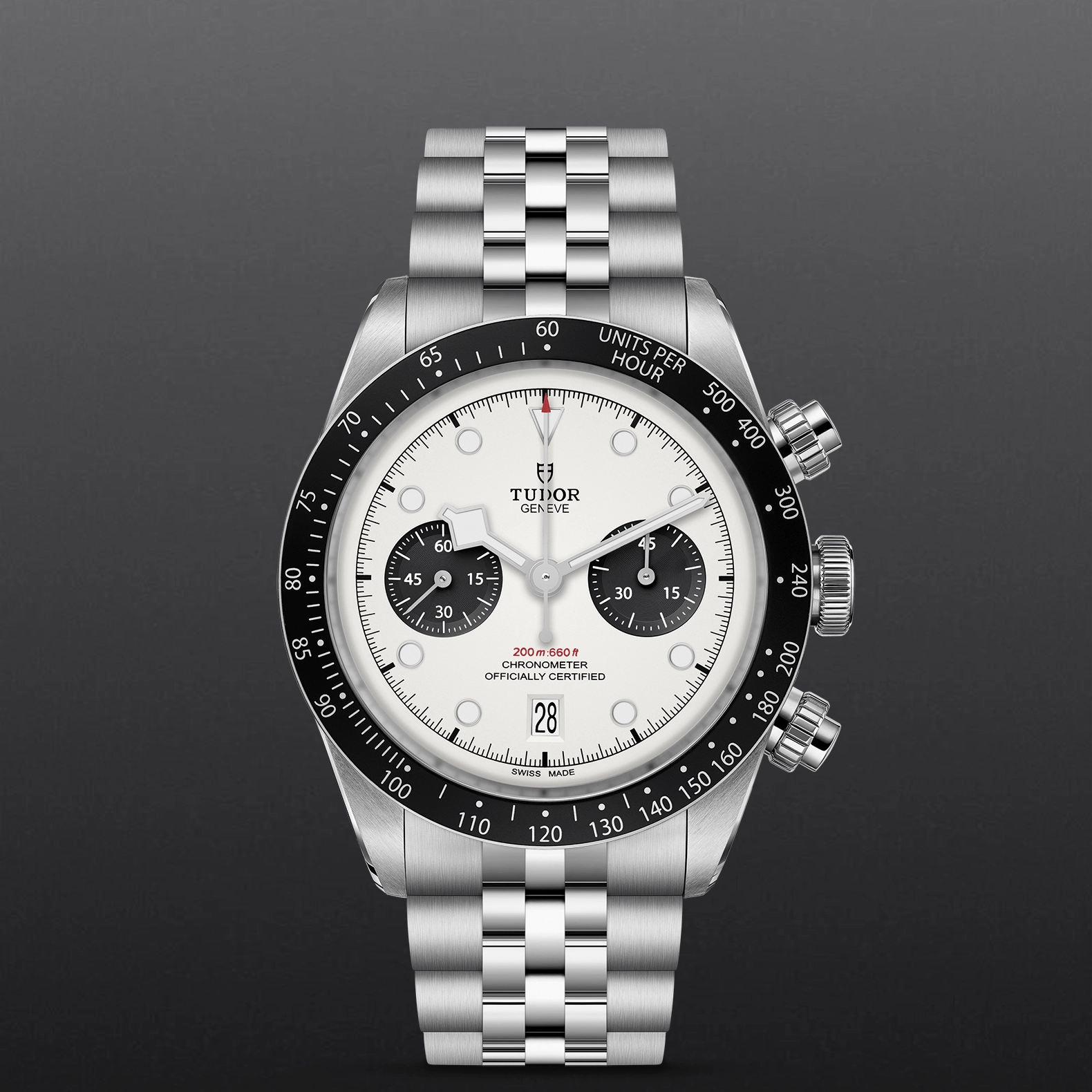 TUDORBlack Bay ChronoBlack Bay Chrono41mm stainless steel case with polished and satin-brushed finishes - M79360N-0014 at Cortina Watch Thailand