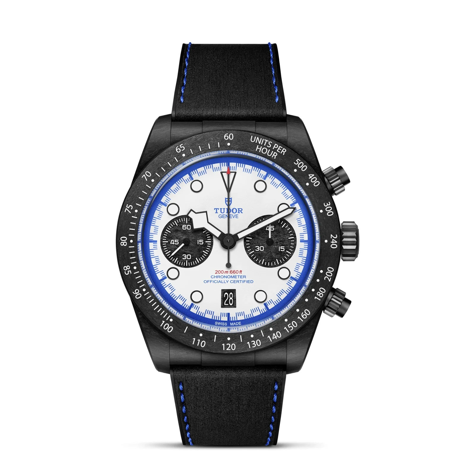 TUDORBlack Bay ChronoBlack Bay Chrono42mm redesigned carbon fibre case - M79377KN-0001 at Cortina Watch Thailand