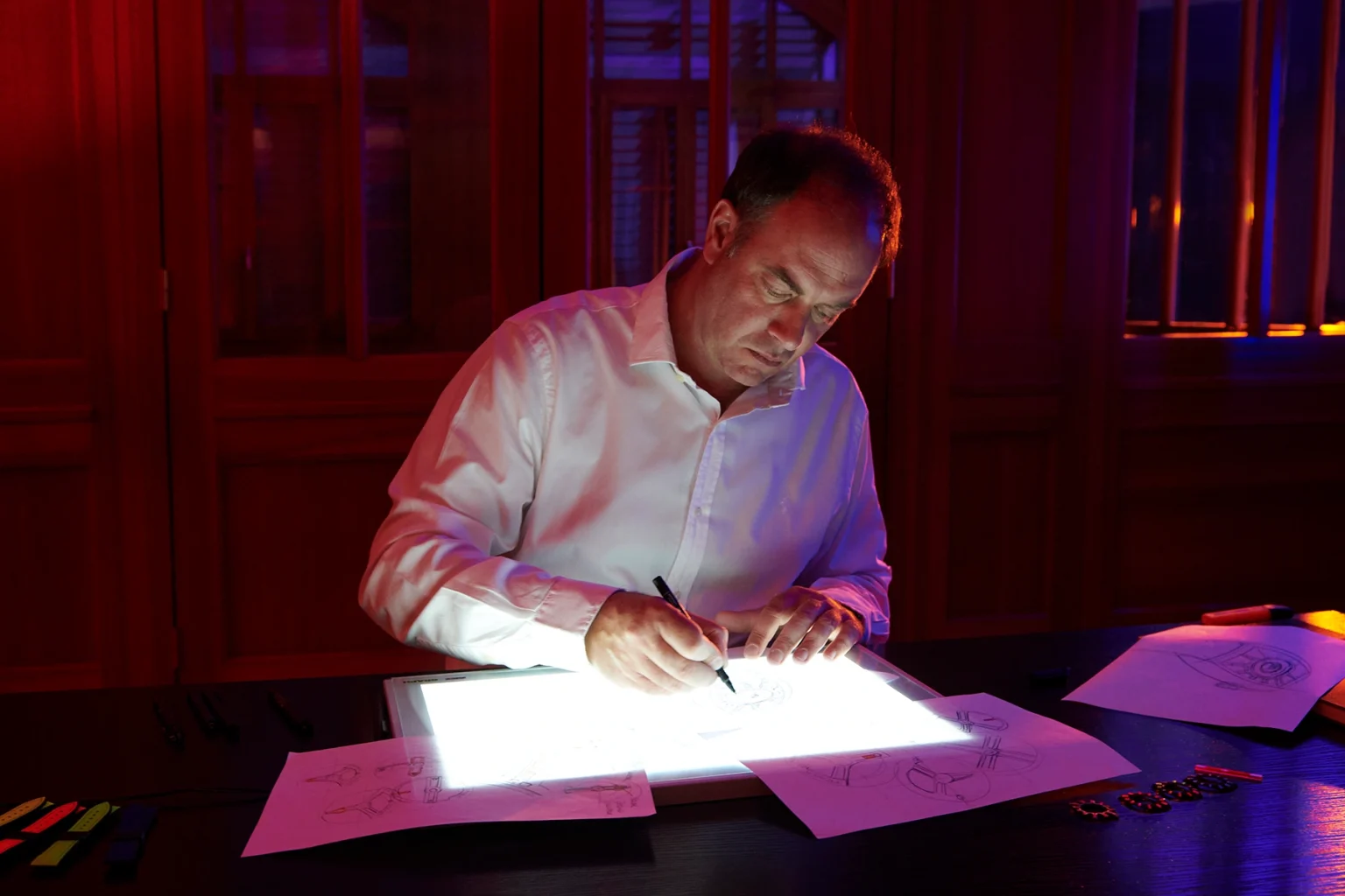 Beyond The Sketch: Jean-Loup Glénat, Franck Muller’s Head of Design - Cortina Watch Thailand