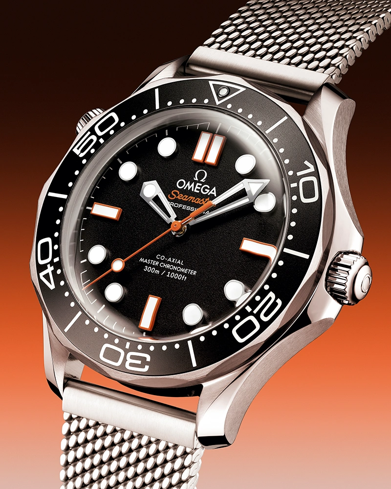 The OMEGA Seamaster Diver 300M in Orange
