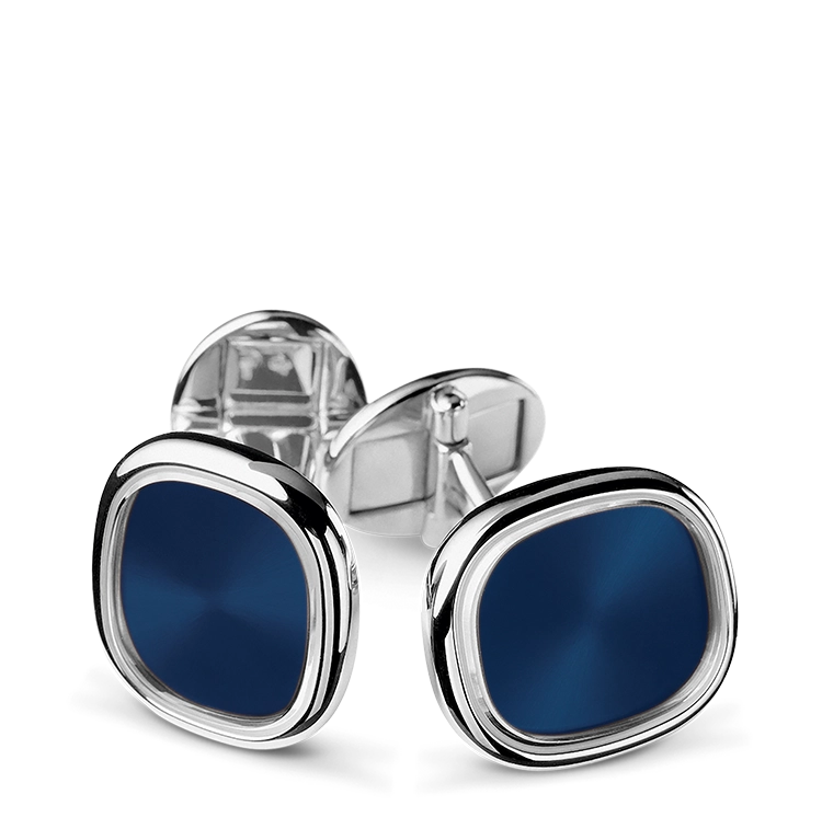 Golden Ellipse Cuff Links - Cortina Watch Thailand