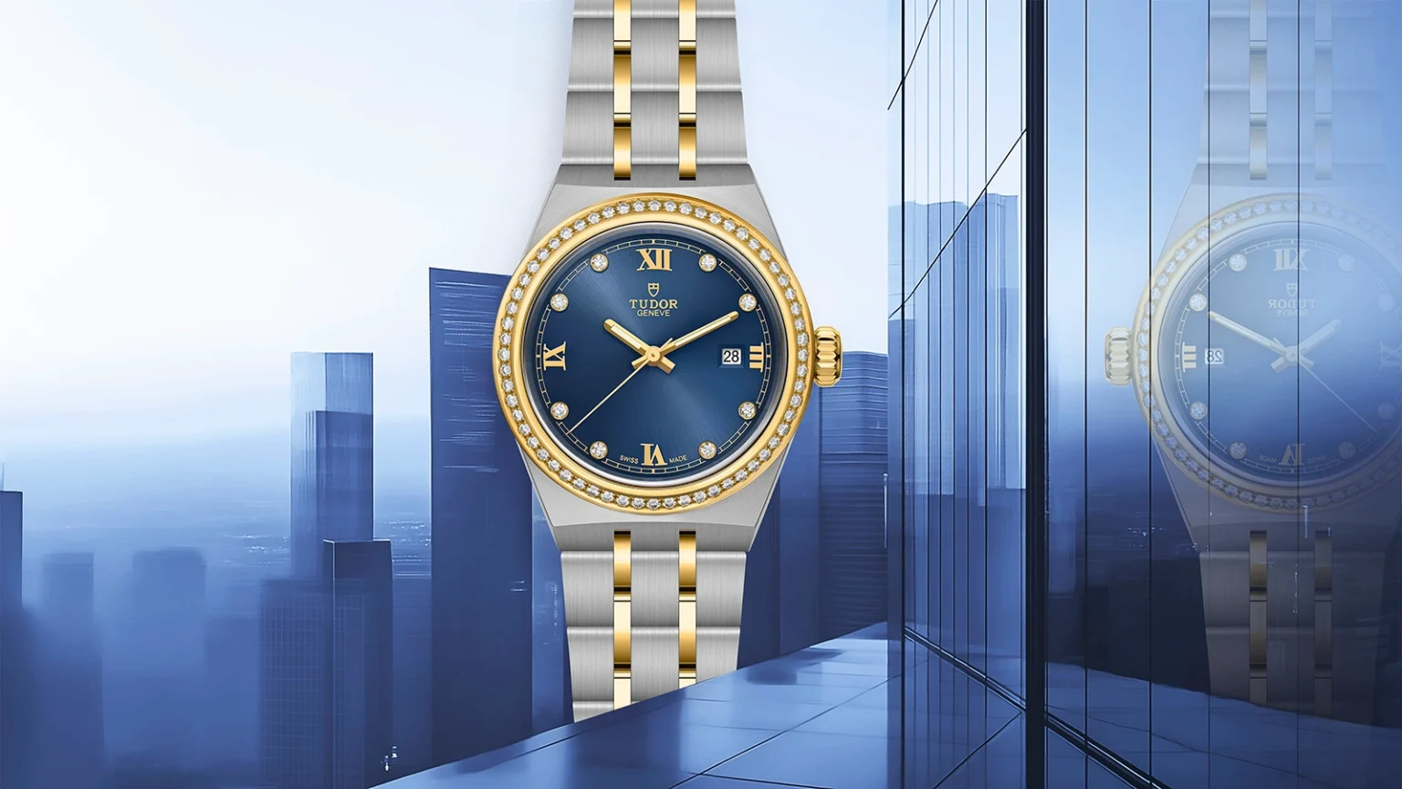 TUDORTUDOR RoyalTUDOR Royal28mm steel case with polished and satin finish - m28323-0002 at Cortina Watch Thailand