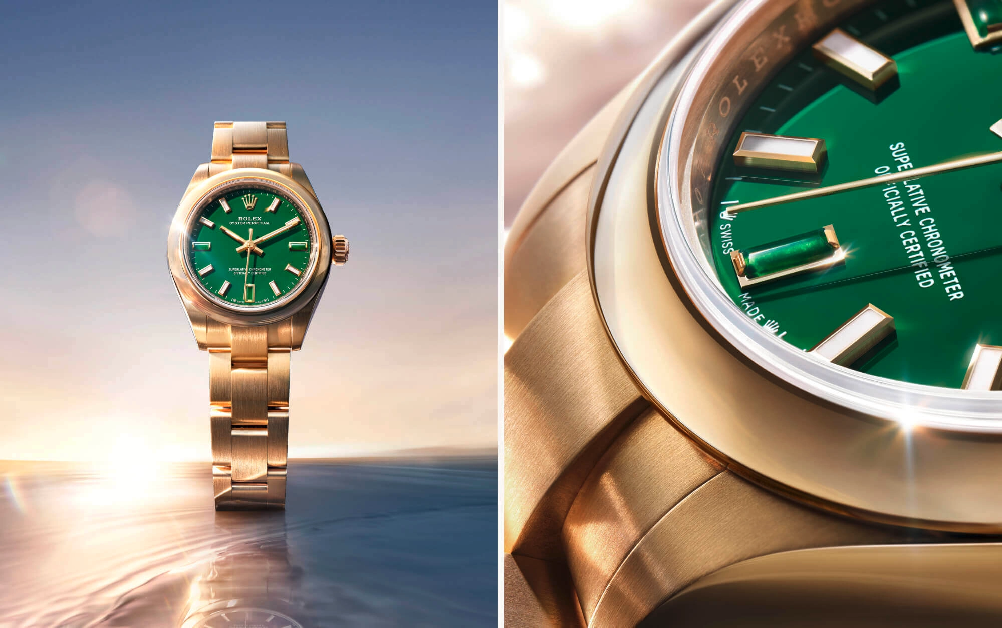 Rolex new Oyster Perpetual 28 & 34 watches 2026 - Cortina Watch Thailand