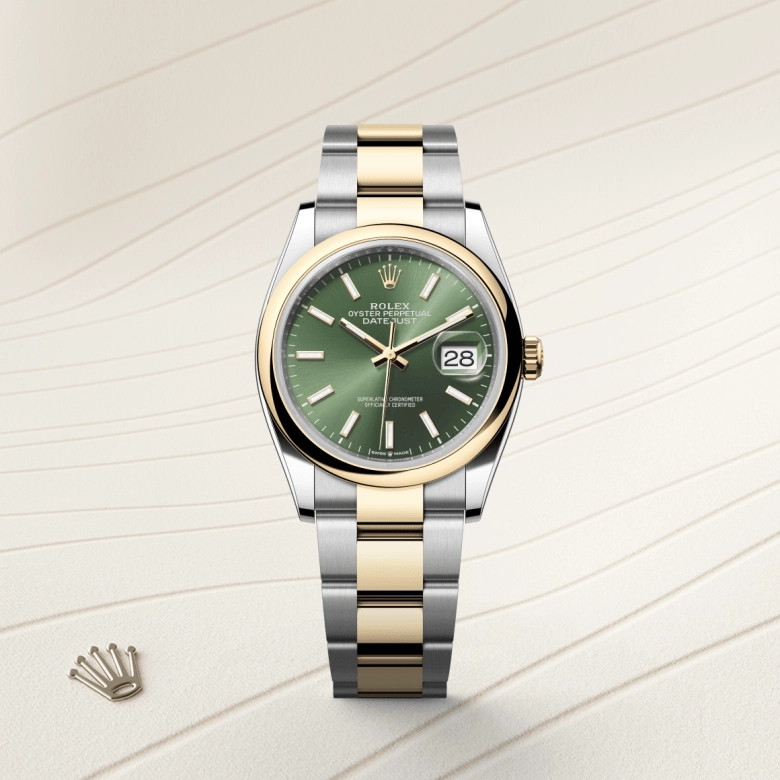 Rolex Datejust in Yellow Rolesor - combination of Oystersteel and yellow gold, M126203-0058 - Cortina Watch Thailand