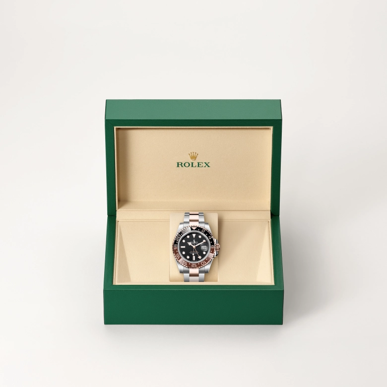 rolex gmt-master ii in everose-rolesor, m126711chnr-0002 - cortina watch