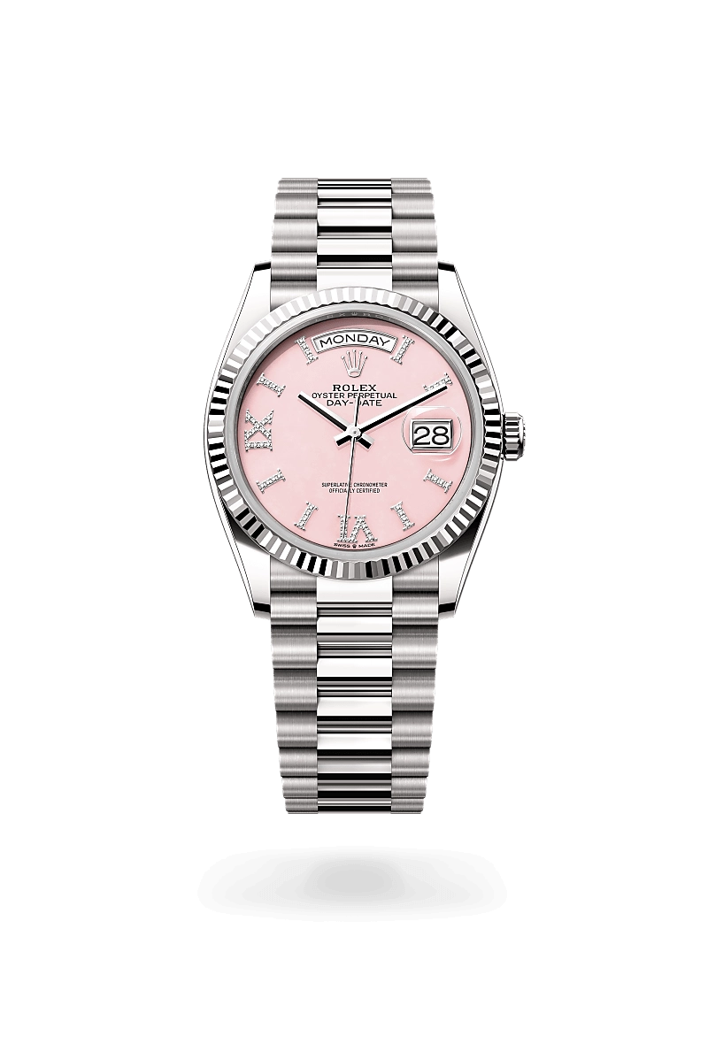 Rolex Day-Date in 18 ct white gold, M128239-0021 - Cortina Watch Thailand Rolex Day-Date in 18 ct white gold, M128239-0021 - Cortina Watch Thailand