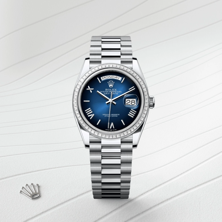 Rolex Day-Date in Platinum, M128396TBR-0021 - Cortina Watch Thailand