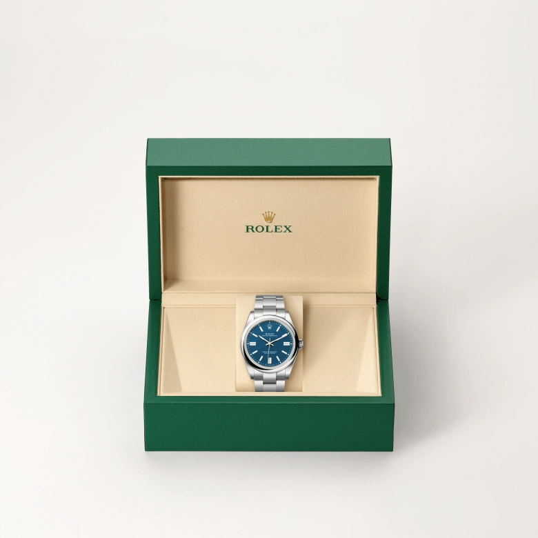 Rolex Oyster Perpetual in Oystersteel, M134300-0009 - Cortina Watch Thailand