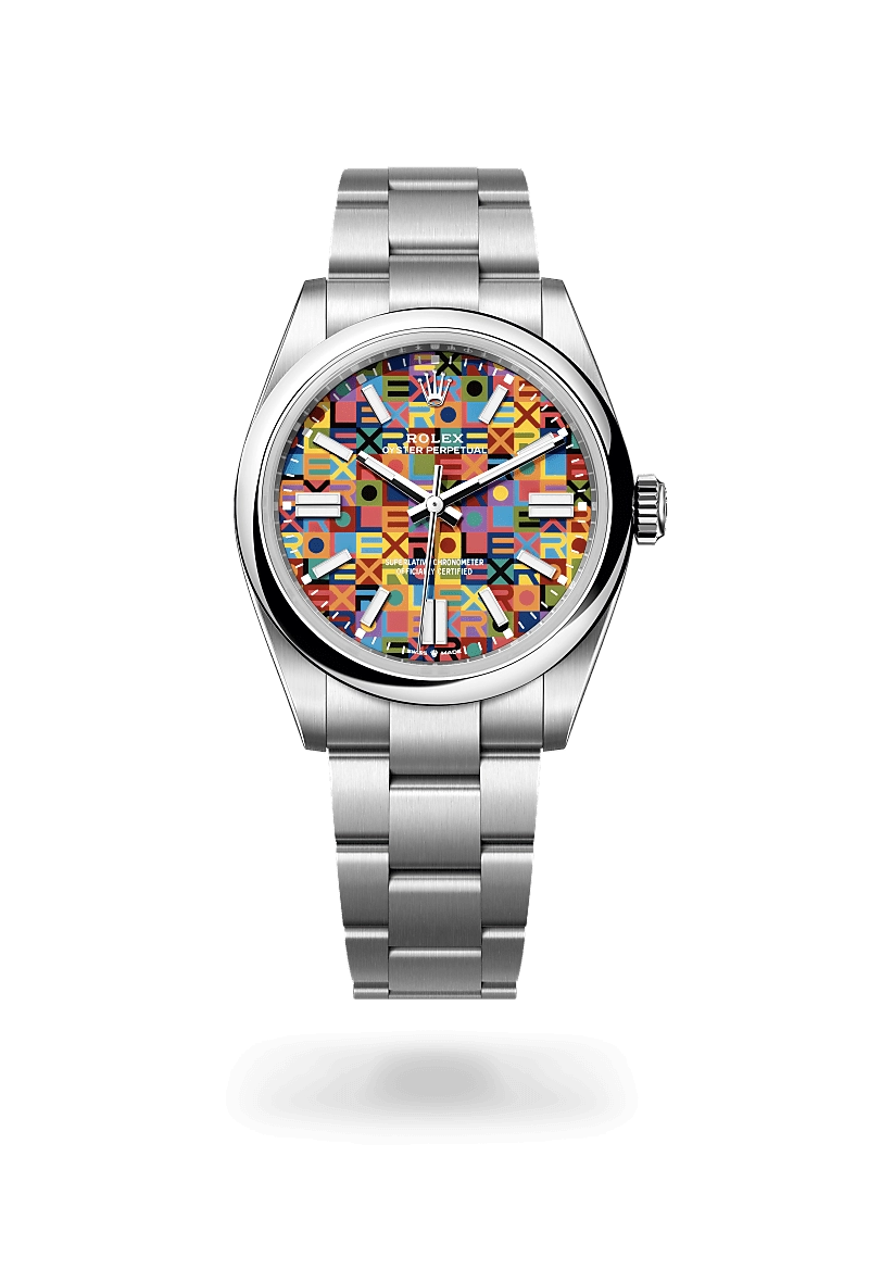 Rolex Oyster Perpetual in Oystersteel, M134300-0010 - Cortina Watch Thailand Rolex Oyster Perpetual in Oystersteel, M134300-0010 - Cortina Watch Thailand