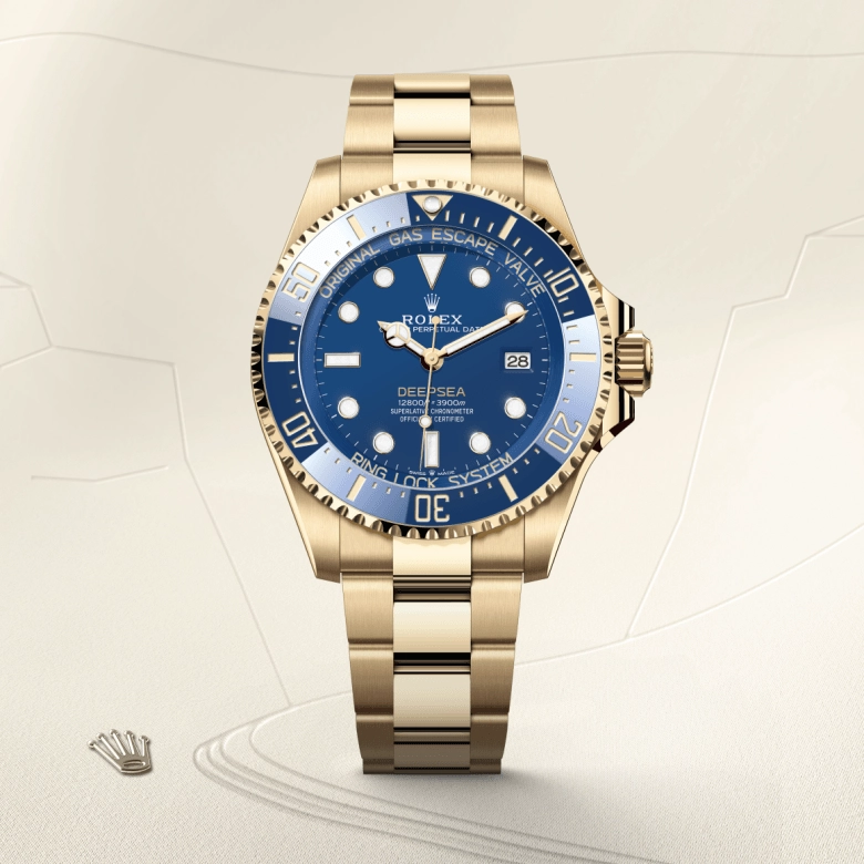 Rolex Deepsea in 18 ct yellow gold, M136668LB-0001 - Cortina Watch Thailand