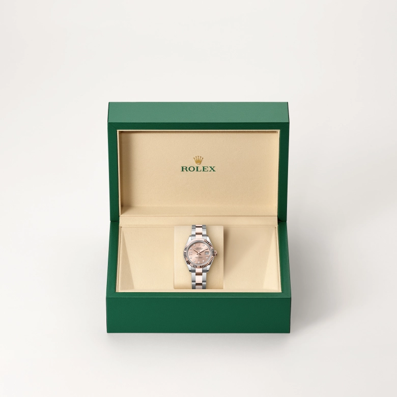 rolex lady-datejust in everose-rolesor, m279171-0028 - cortina watch