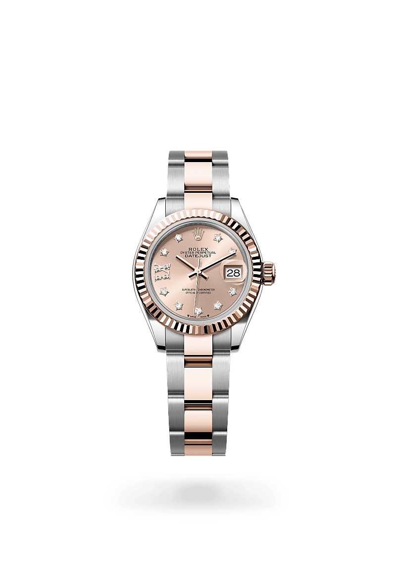 rolex lady-datejust in everose-rolesor, m279171-0028 - cortina watch rolex lady-datejust in everose-rolesor, m279171-0028 - cortina watch
