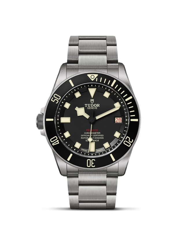 TUDORPelagos LHDPelagos42mm titanium and steel case with satin finish Numbered steel case back - M25610TNL-0001 at Cortina Watch Thailand
