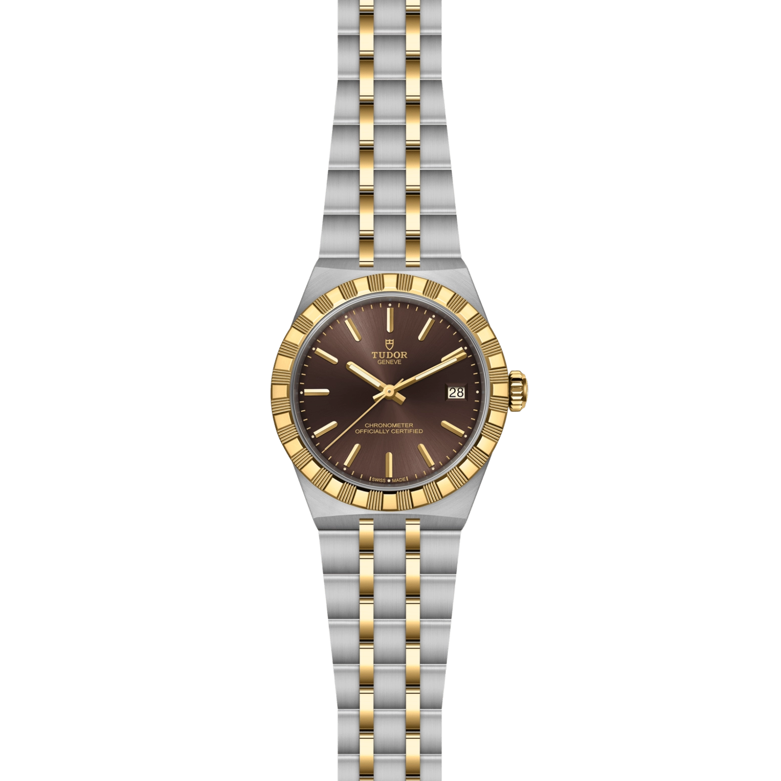 TUDORTUDOR RoyalTUDOR Royal36mm stainless steel and yellow gold case, with polished and satin finish - M2836C1A3-0001 at Cortina Watch Thailand