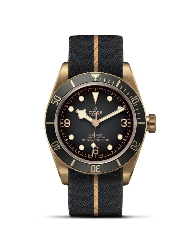 TUDORBlack Bay BronzeBlack Bay Bronze43mm bronze case with bronze-coloured PVD-treated steel case back and satin finish - M79250BA-0002 at Cortina Watch Thailand
