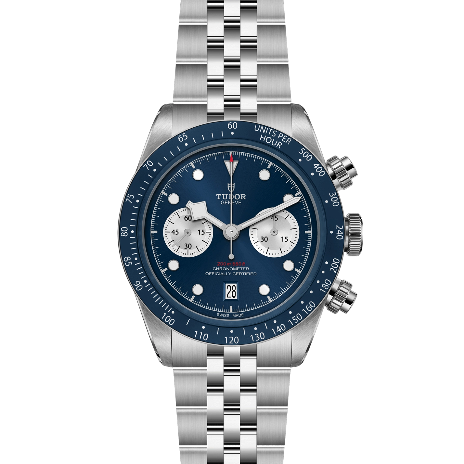 TUDORBlack Bay ChronoBlack Bay Chrono41mm stainless steel case with polished and satin-brushed finishes - M79360B-0002 at Cortina Watch Thailand