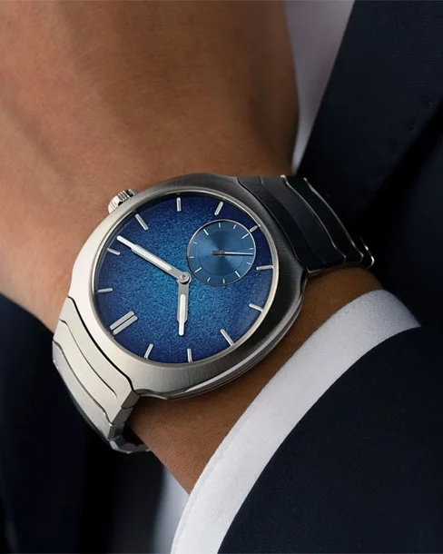Streamliner Small Seconds Blue Enamel - Cortina Watch Thailand