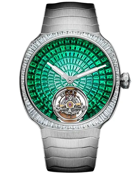 Streamliner Tourbillon Emeralds - Cortina Watch Thailand