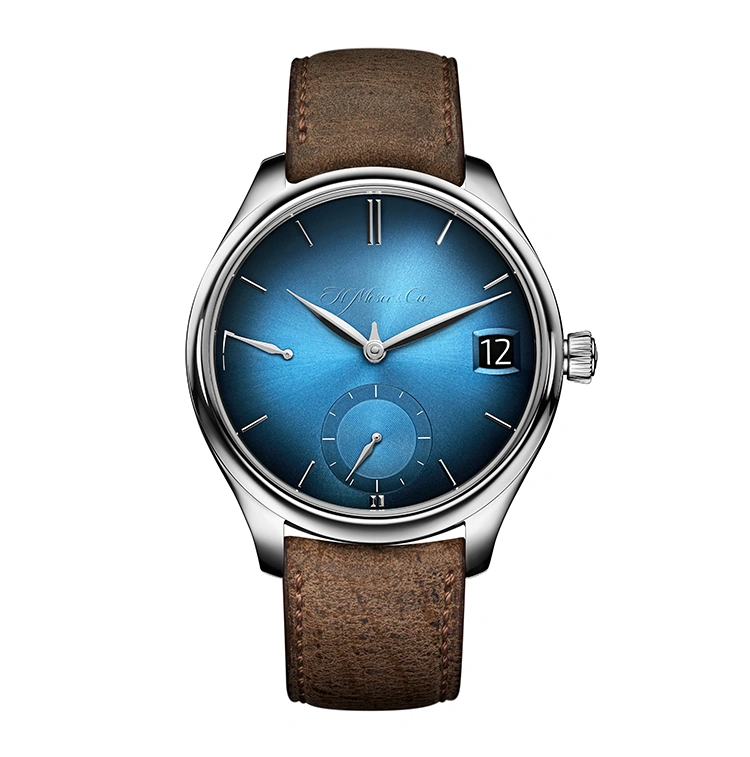 Endeavour Perpetual Calendar Funky Blue fumé - Cortina Watch Thailand