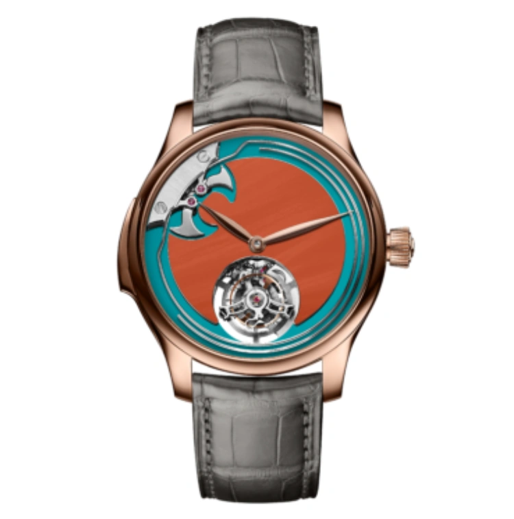 Endeavour Minute Repeater Tourbillon Concept Pop - Coral and Lacquered Dial - Cortina Watch Thailand