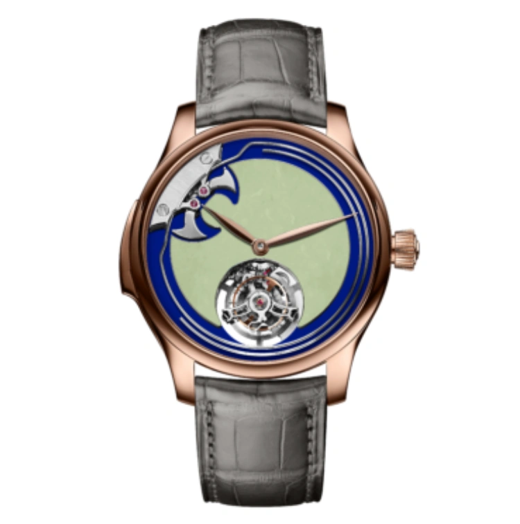 Endeavour Minute Repeater Tourbillon Concept Pop - Lemon Chrysoprase and Lacquered Dial - Cortina Watch Thailand