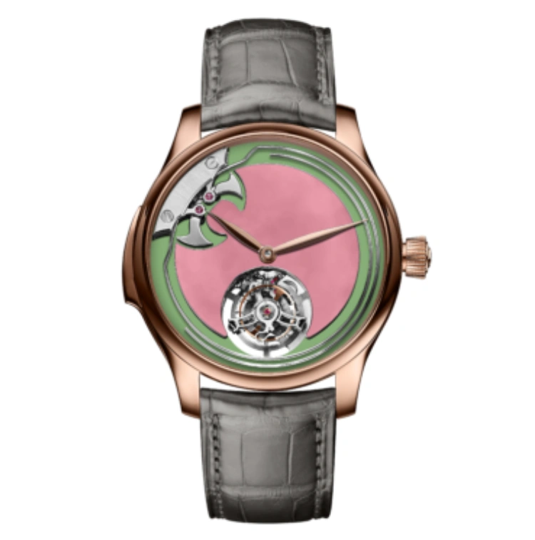 Endeavour Minute Repeater Tourbillon Concept Pop - Pink Opal and Lacquered Dial - Cortina Watch Thailand