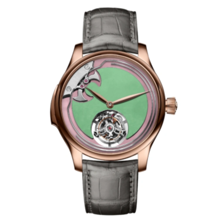 Endeavour Minute Repeater Tourbillon Concept Pop - Burmese Jade and Lacquered Dial - Cortina Watch Thailand