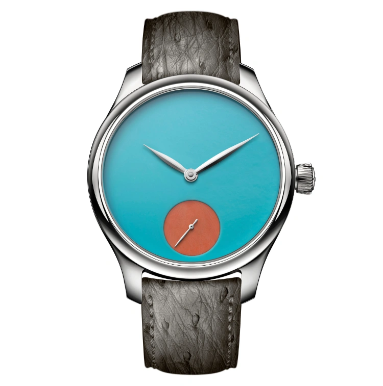 Endeavour Small Seconds Concept Pop - Turquoise and Coral Dial - Cortina Watch Thailand