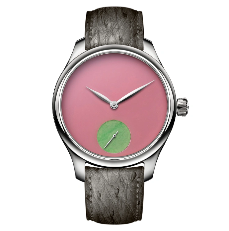 Endeavour Small Seconds Concept Pop - Pink Opal and Burmese Jade Dial - Cortina Watch Thailand