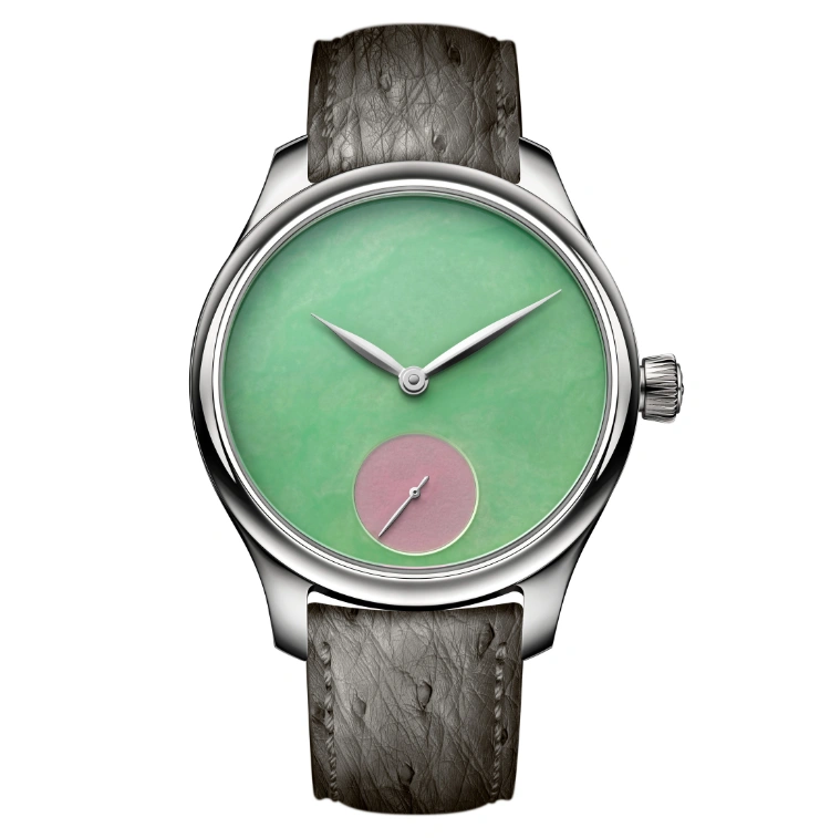 Endeavour Small Seconds Concept Pop - Burmese Jade and Pink Opal Dial - Cortina Watch Thailand