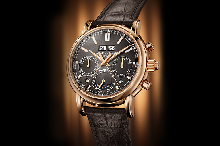 The Patek Philippe Grand Complications Split-Seconds Chronograph with Perpetual Calendar Ref. 5204R-011 is the highlight of the brand’s chronograph models.