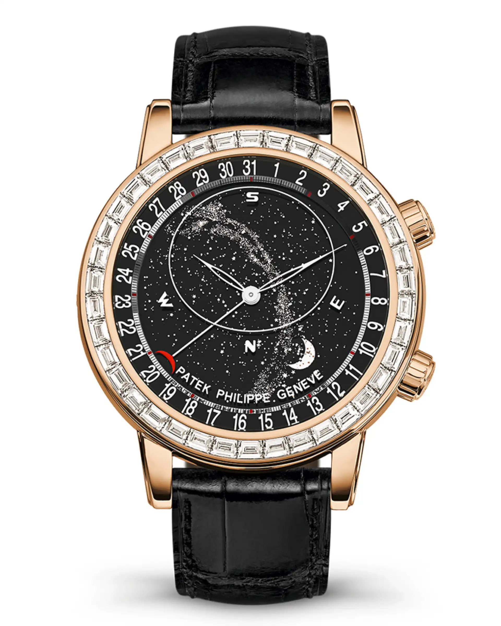 Patek Philippe Celestial Moon Age 6104r 001 At Cortina Watch Frontal