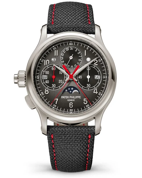 Split-Seconds Monopusher Chronograph for Left-Handers, Perpetual Calendar - Cortina Watch Taiwan