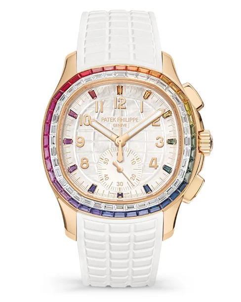 Aquanaut Luce Rainbow Chronograph - Cortina Watch Taiwan