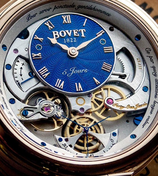 Virtuoso VII Blue Guilloché Dials, Red Gold - Cortina Watch Taiwan