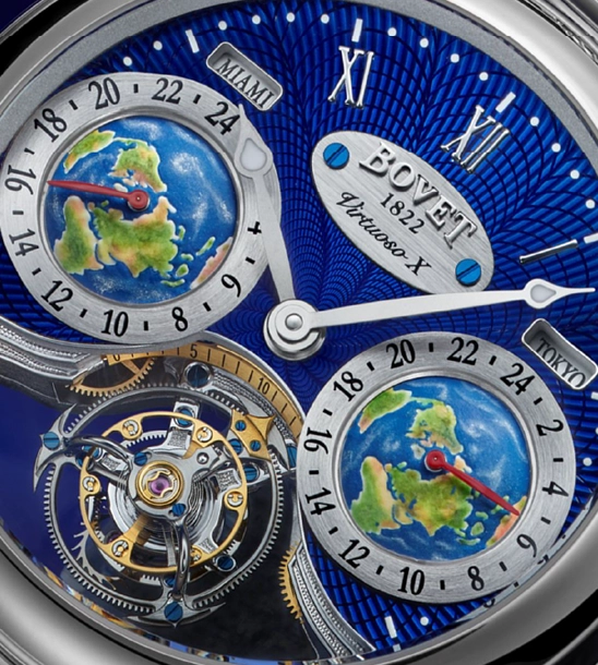 Virtuoso X Blue Lotus Guilloché Dials, White Gold - Cortina Watch Taiwan