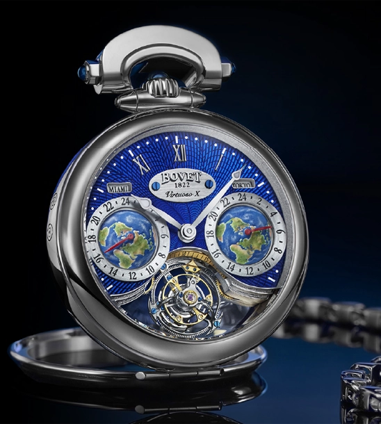 Virtuoso X Blue Lotus Guilloché Dials, White Gold - Cortina Watch Taiwan