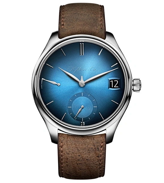 Endeavour Perpetual Calendar Funky Blue fumé - Cortina Watch Taiwan